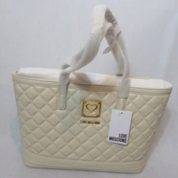 Love Moschino Napa Quilted Faux Napa Tote Bag - Picture 5 of 6